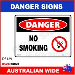 DANGER SIGN - DS-129 - NO SMOKING